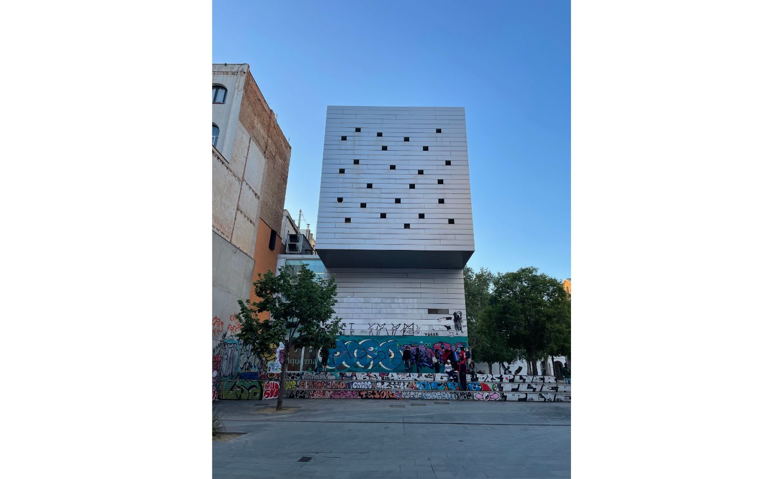 A contemporary-looking building