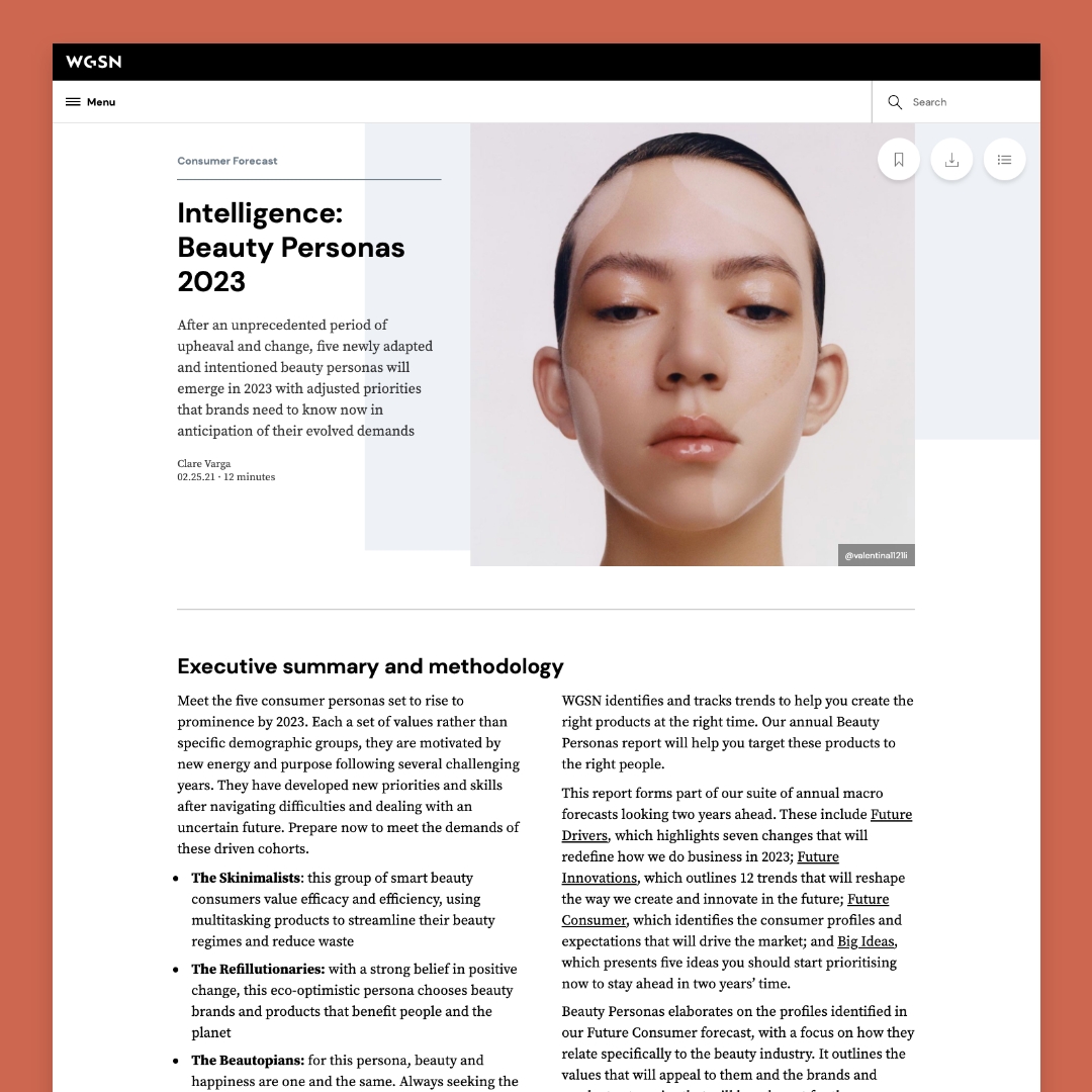 Beauty - Forecast & Reports