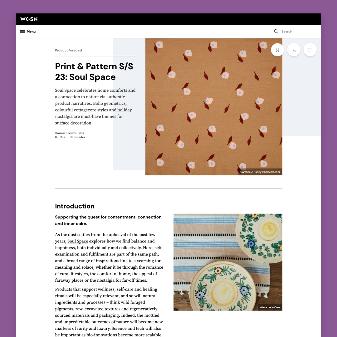 Interiors - Forecasts & Reports