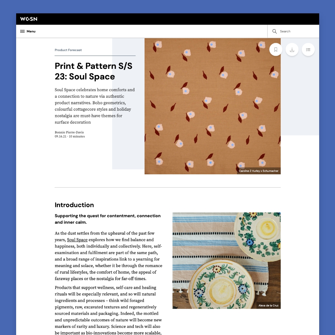 Interiors - Forecasts & Reports