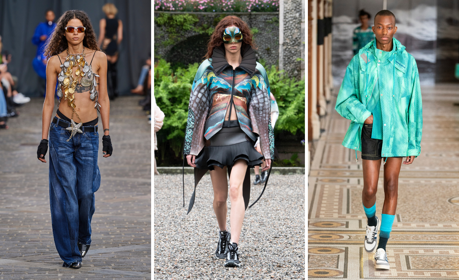 #Mermaidcore on the catwalk: David Koma / Louis Vuitton / Denzil Patrick