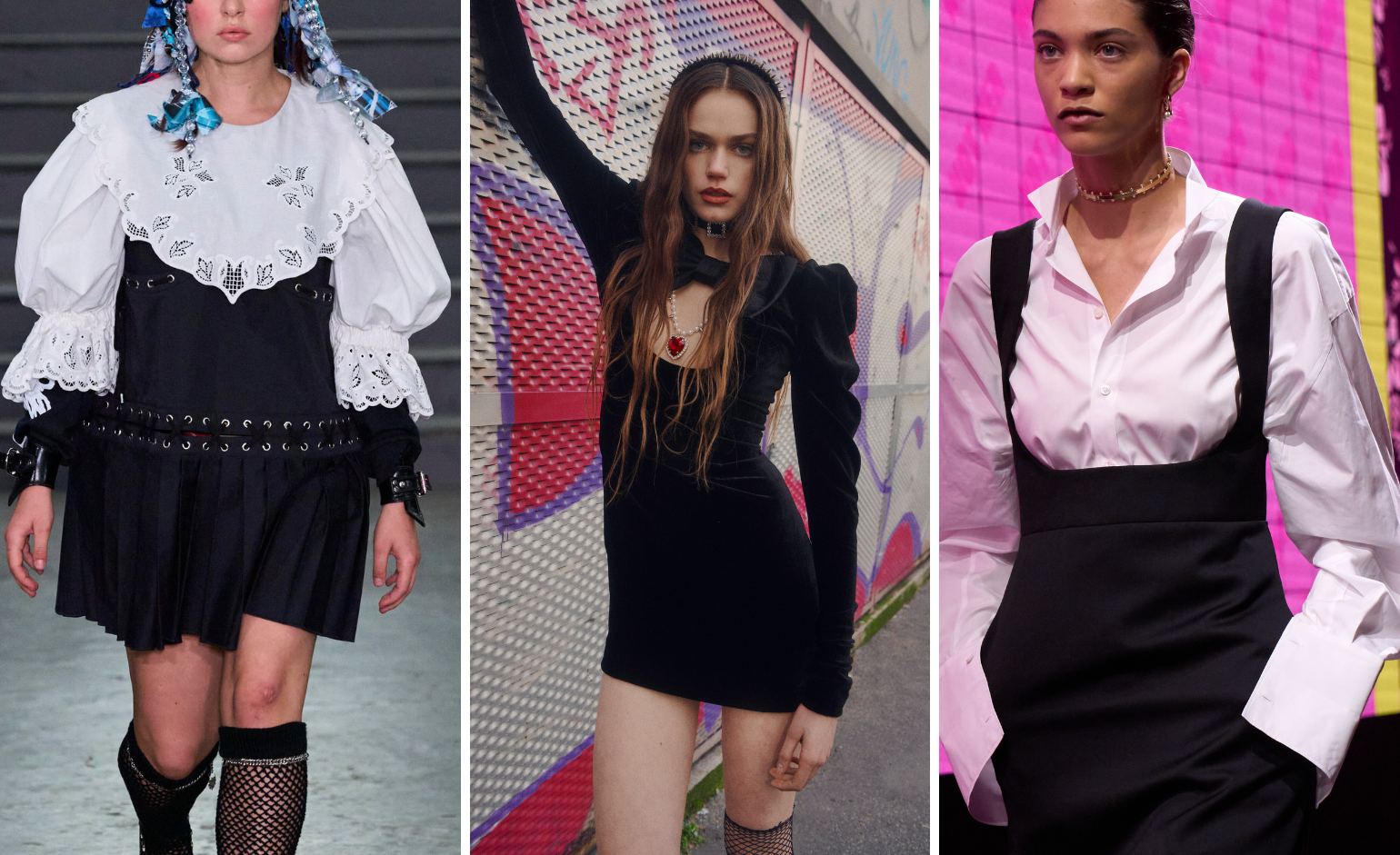 #GothLight on the catwalk: Chopova Lowena / Alessandra Rich / Christian Dior